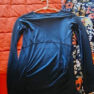 Athleta xs navy top